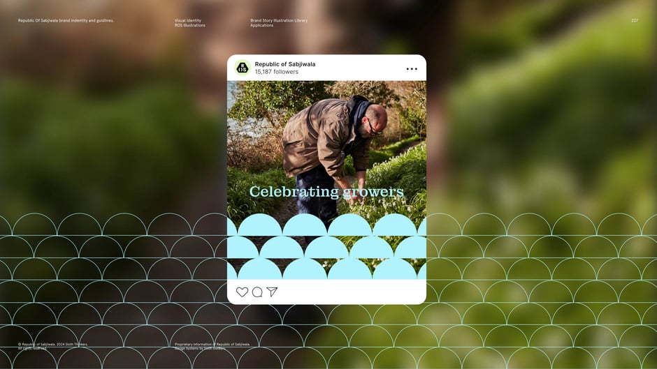 Celebrating growers : social post mockup