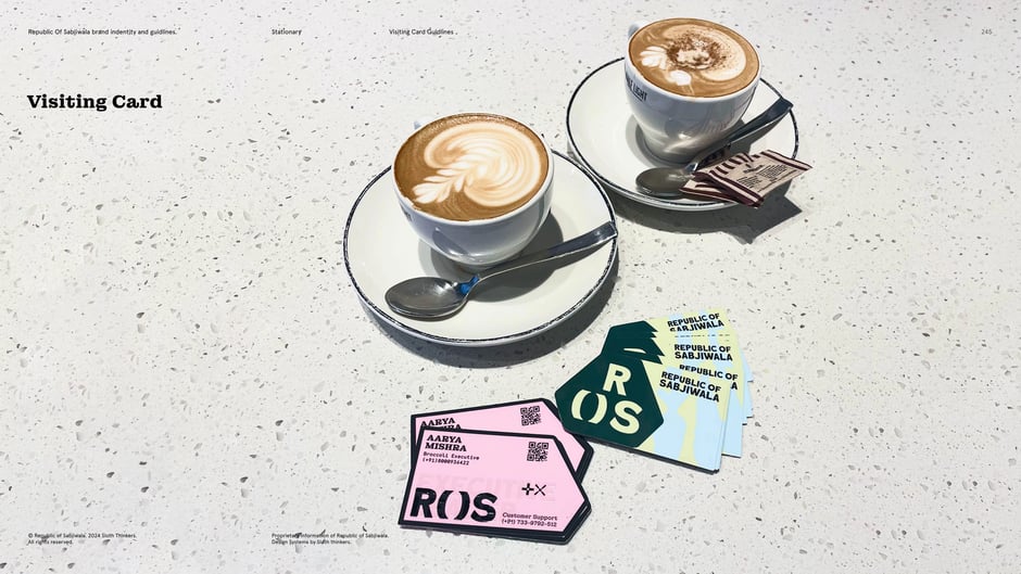 Visiting card : photographic mockups
