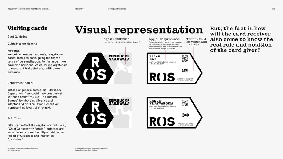 Clarifying recipient recognition of role