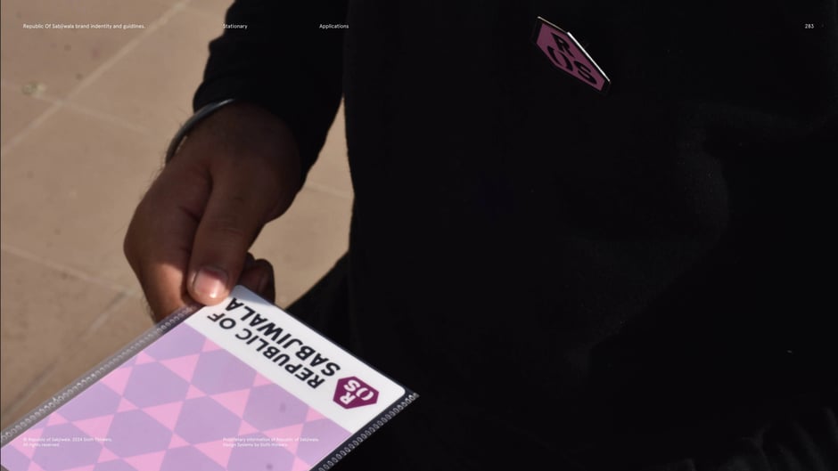 Branded ID pass using signature pattern
