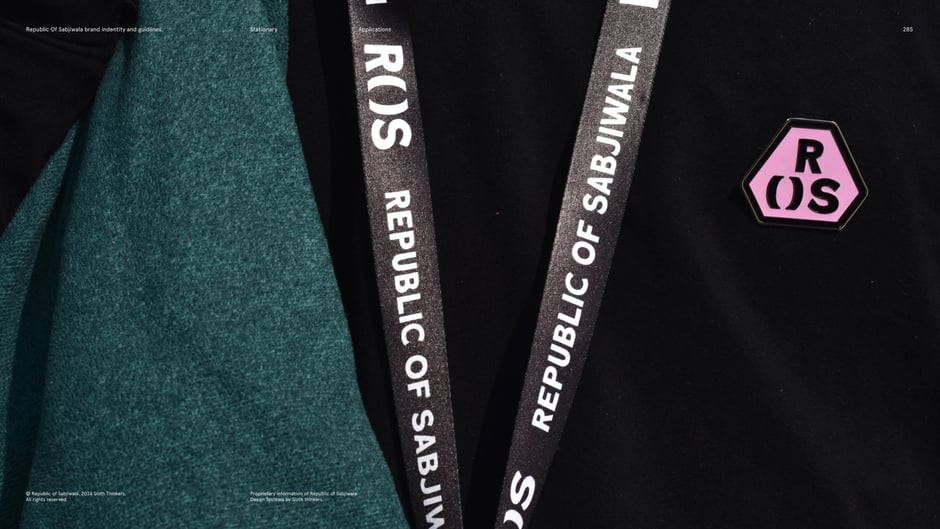 Standard lanyard system and pin placement