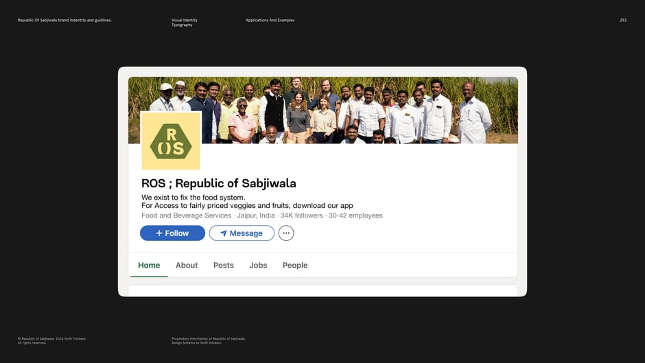 ROS : Republic of Sabjiwala LinkedIn header