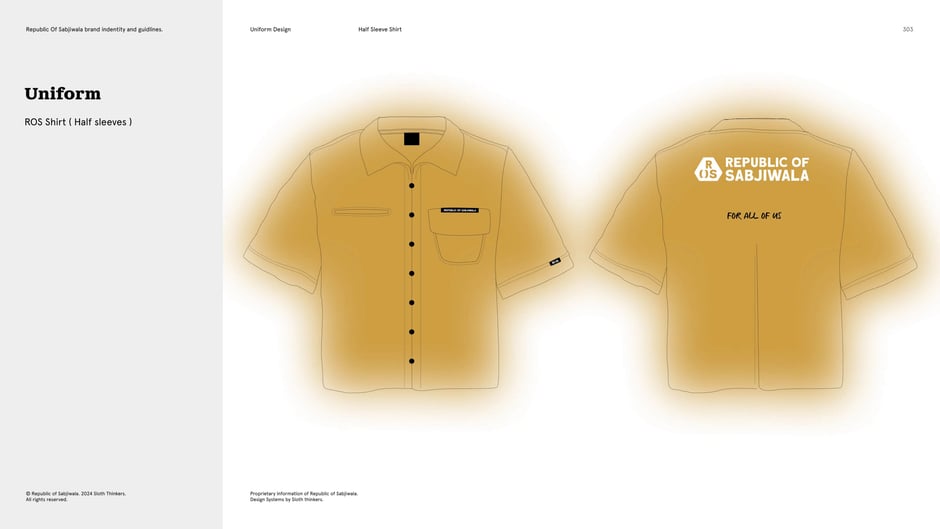 ROS Shirt (Half sleeves) : color