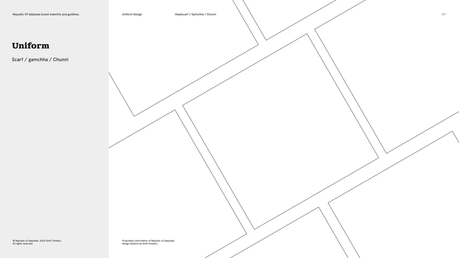 Scarf / gamchha system grid