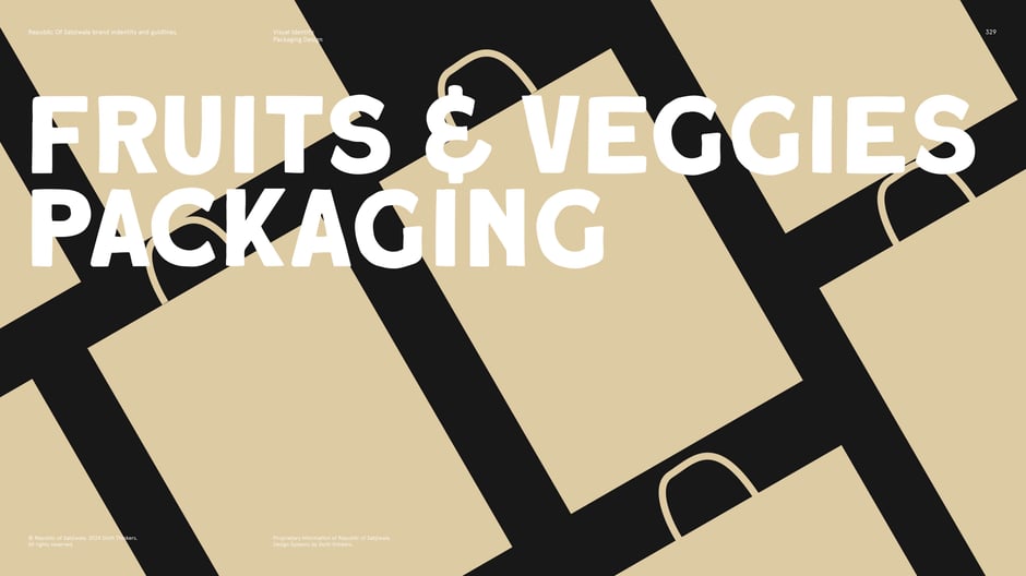 Fruits & Veggies : packaging