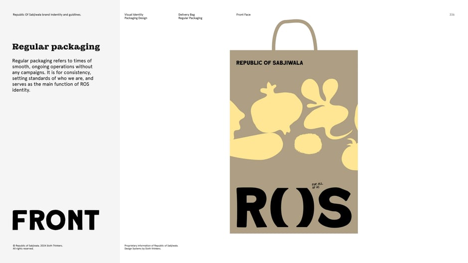Regular packaging refers to smooth, ongoing operations without campaigns