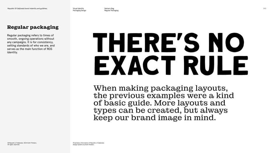 There's no exact rule