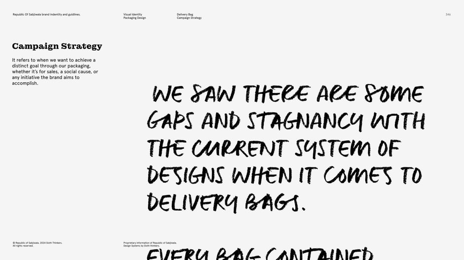 Observed gaps in current delivery-bag designs