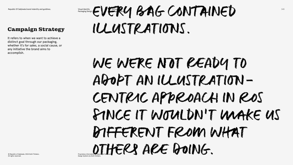 Not ready to adopt an illustration-centric approach