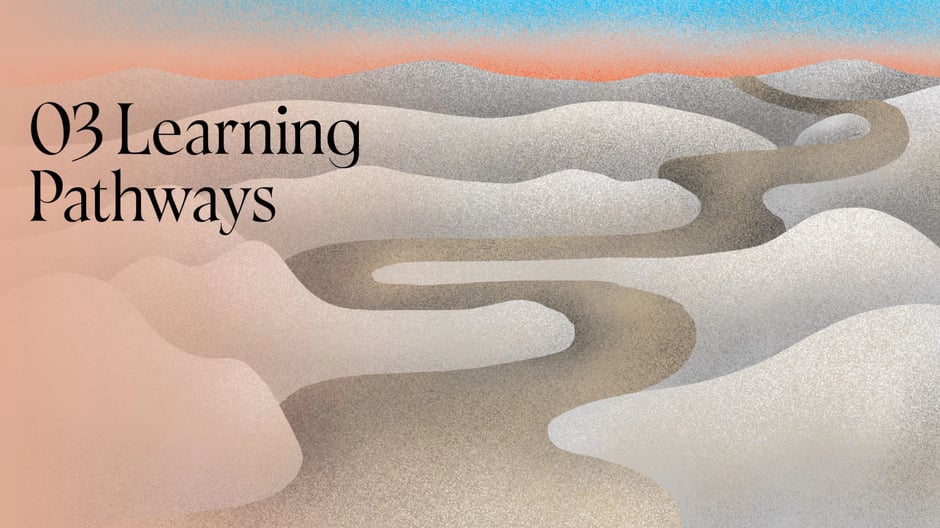 Section header introducing the chapter on how futurists learn, covering