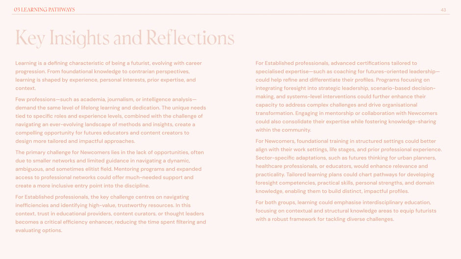 Key Insights and Reflections