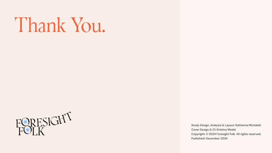 Foresight Folk : study design, analysis & system by Katharina