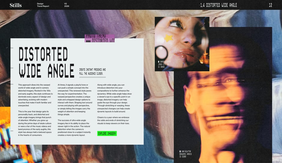 Distorted wide angle explained: usage and effect