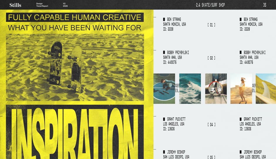 Skate/surf contributor grid and inspiration