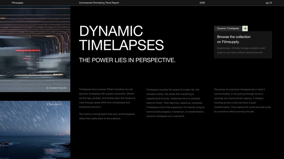 Dynamic Timelapses: The Power of Perspective