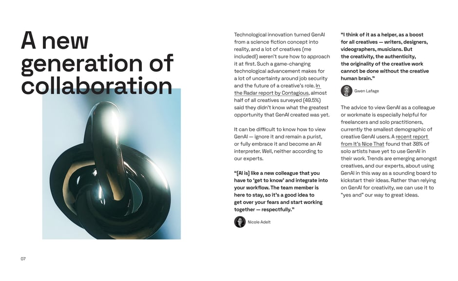 Half of creatives unsure of GenAI's greatest opportunity