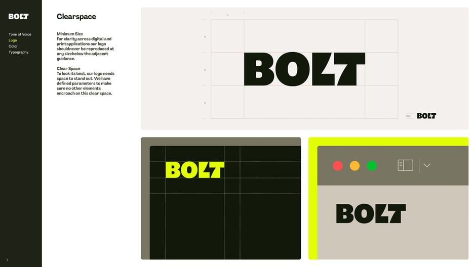 Logo clearspace and minimum reproduction size