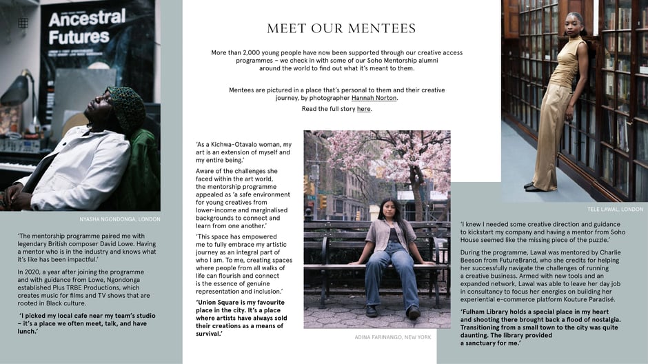 Meet our mentees: mentorship outcomes and stories