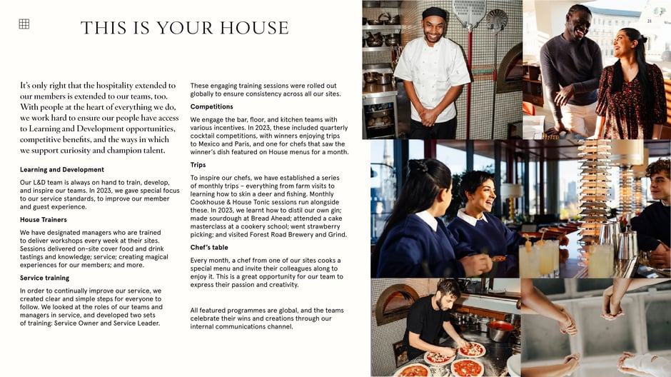 This is your House: learning and development