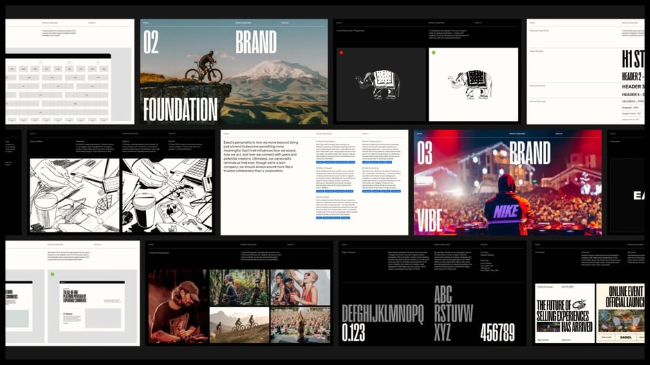 Brand guidelines: grid, type, illustration, imagery