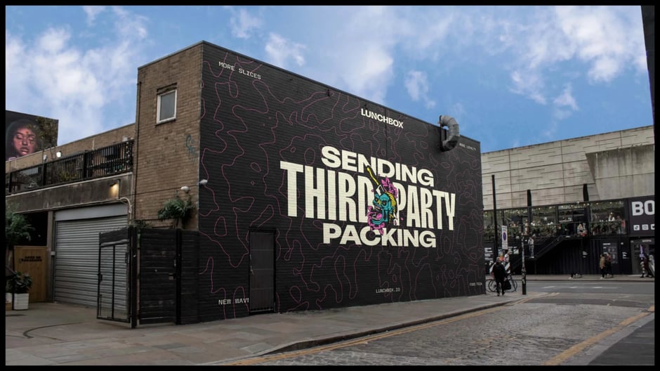 Street mural: 'Sending Third Party Packing'