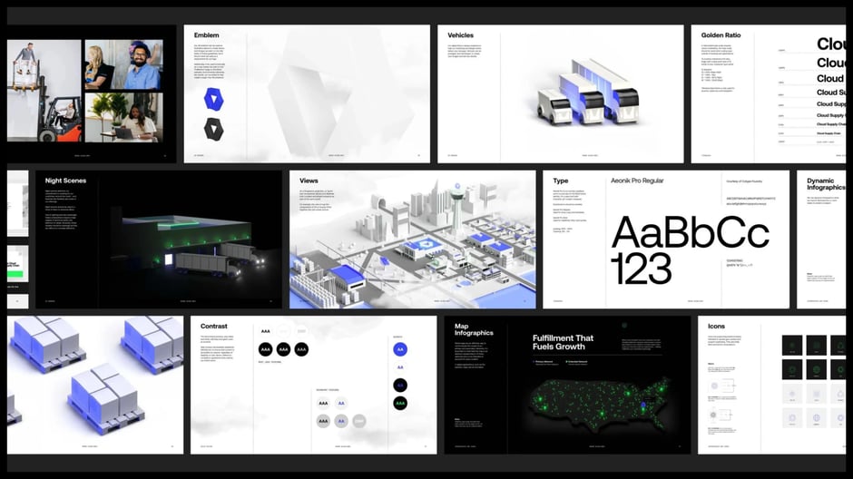Comprehensive brand guidelines and asset library