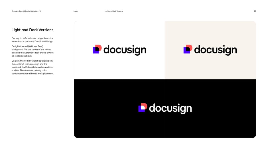 Light and dark versions