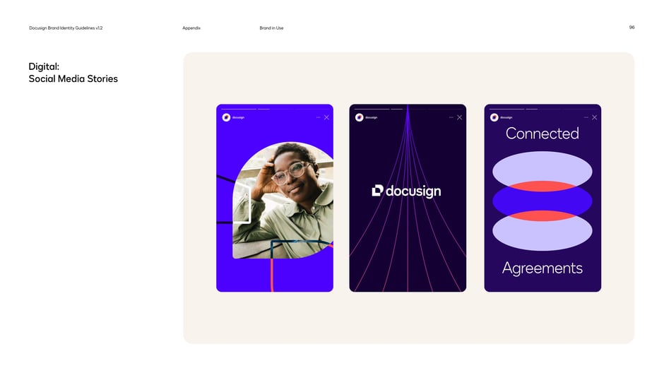 Social media stories templates