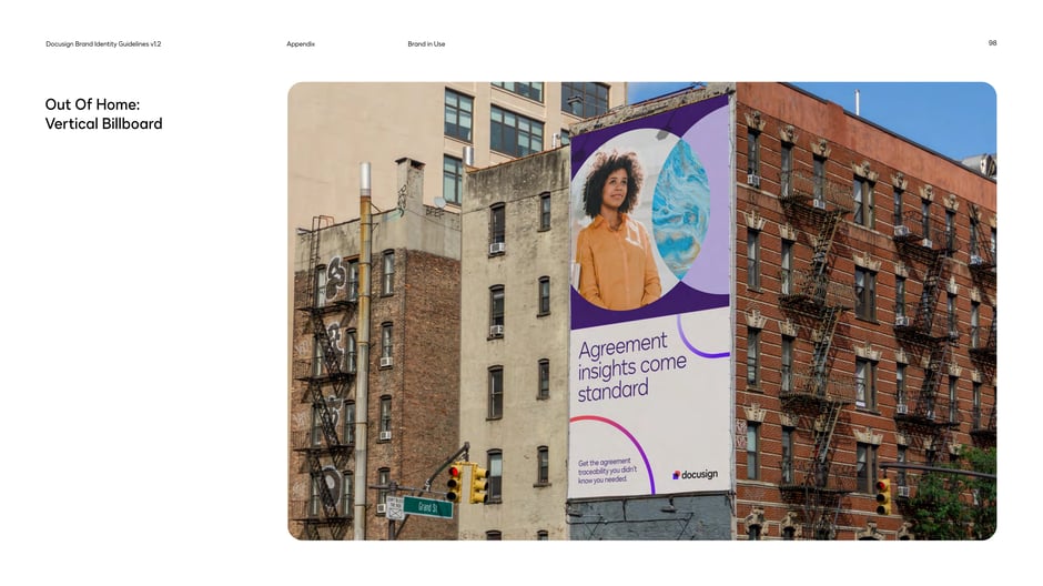 Vertical billboard out-of-home example