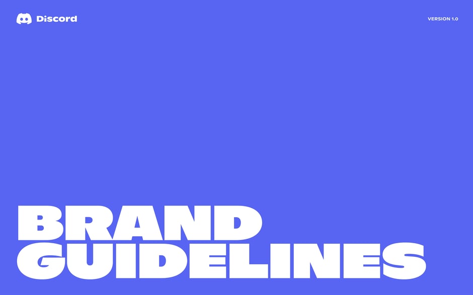 Discord Brand Guidelines 2021