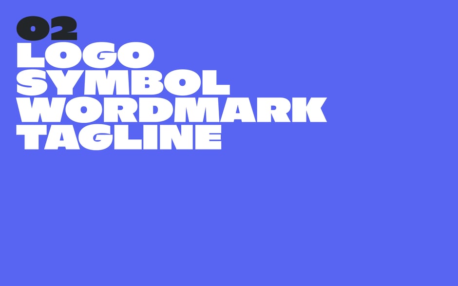 Logo, symbol, wordmark & tagline
