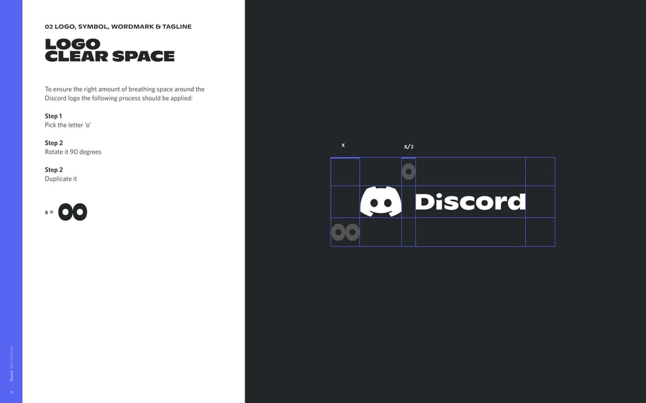 Specifies the clear-space rule using an 'x' unit derived
