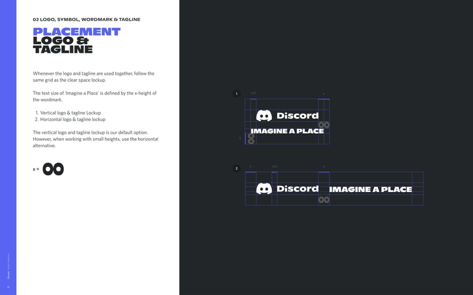 Placement: logo & tagline