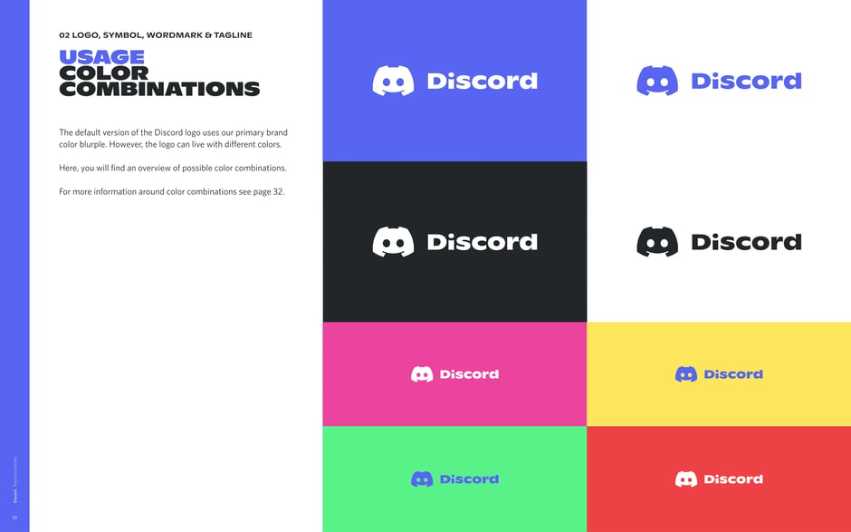 Usage: color combinations