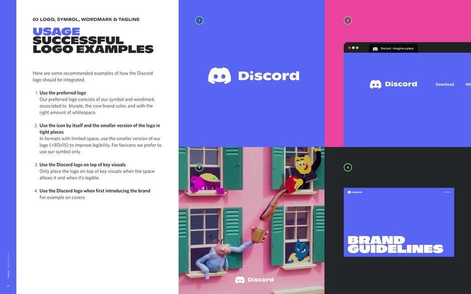 Usage: successful logo examples