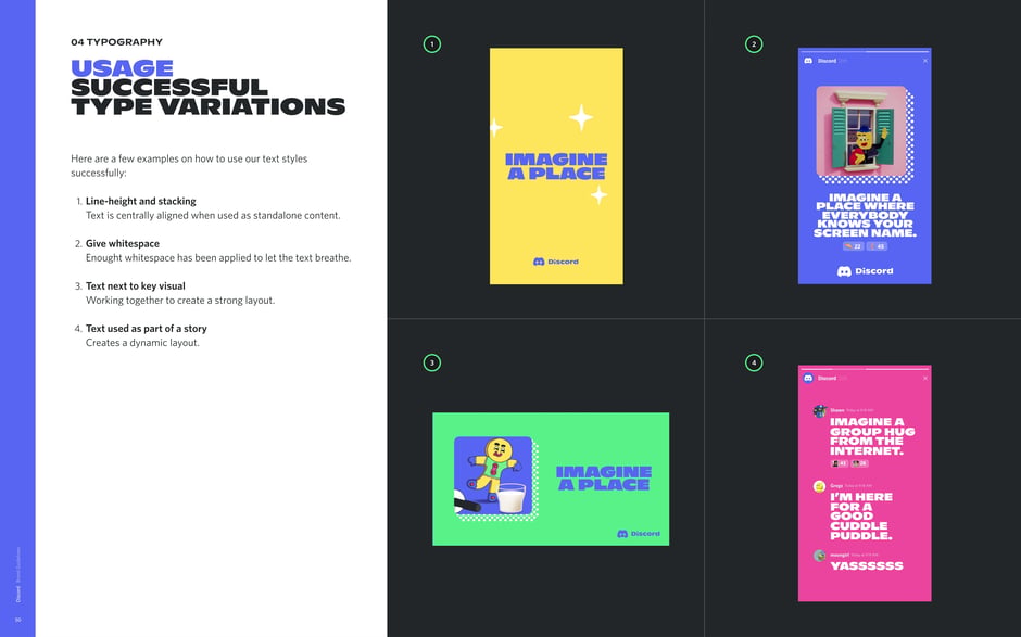 Successful type variations and examples