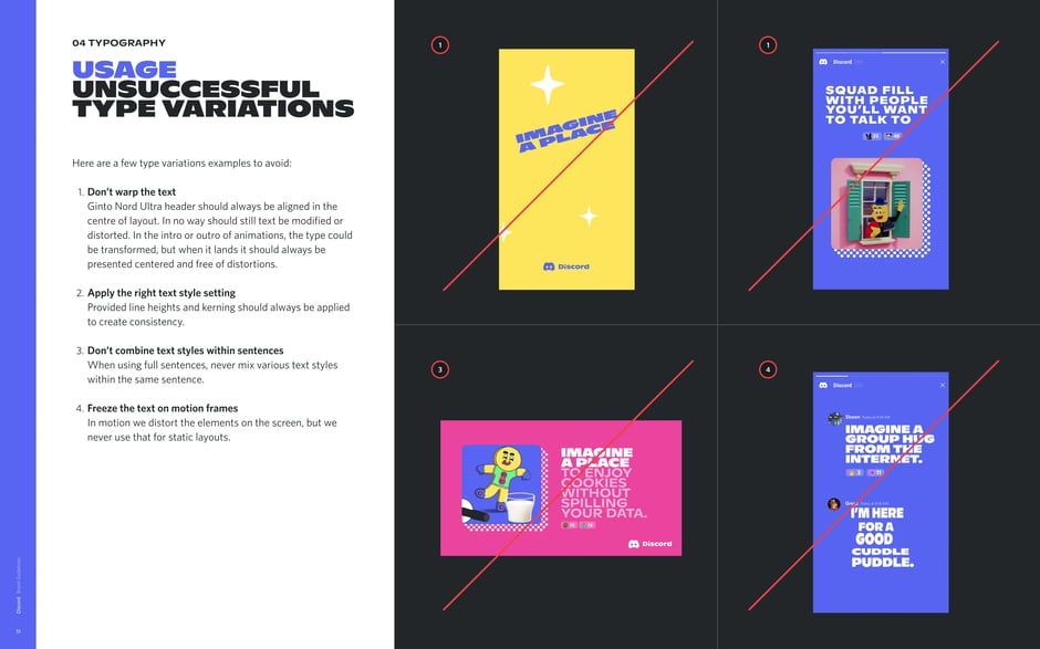 Usage: Unsuccessful type variations