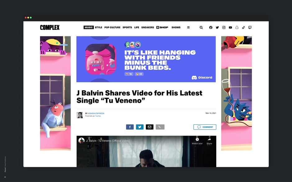 In-article publisher ad mockup