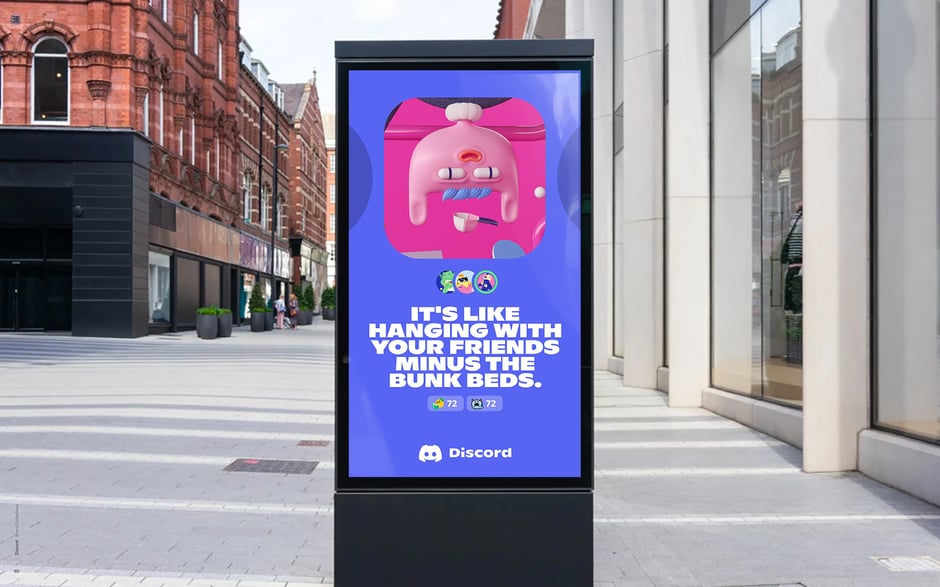 Kiosk poster OOH example