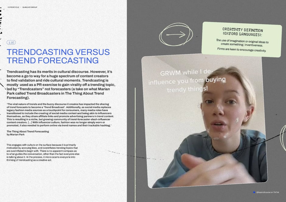 Trendcasting versus trend forecasting