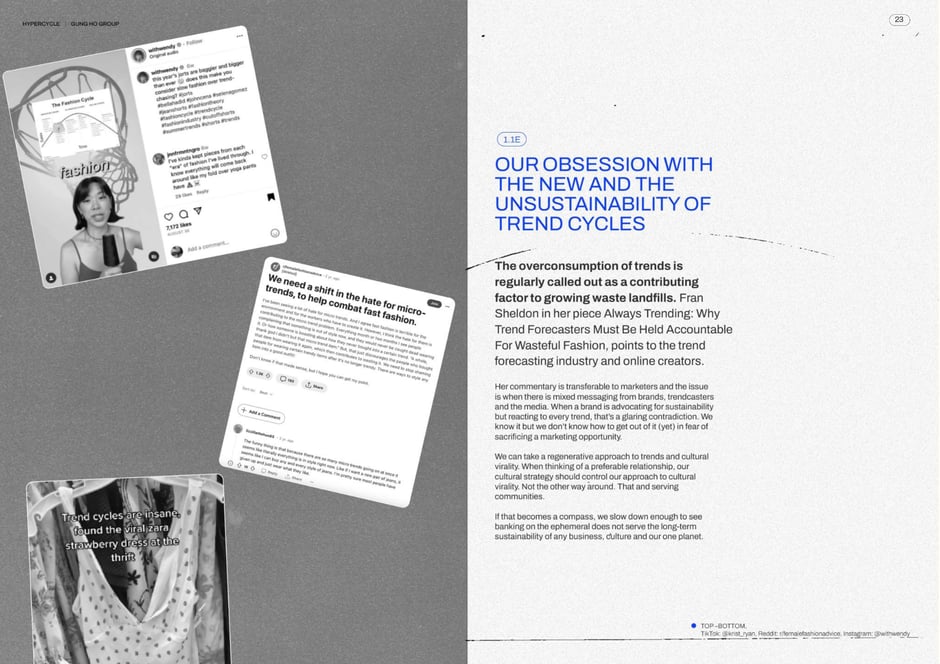 Obsession with the new drives unsustainable trend cycles