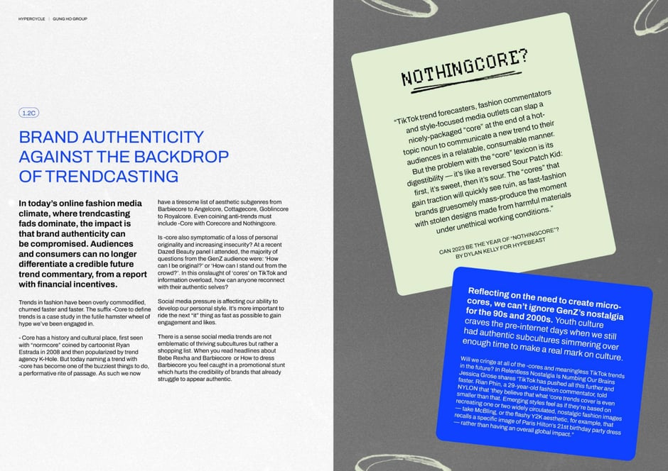 Brand authenticity against the backdrop of trendcasting
