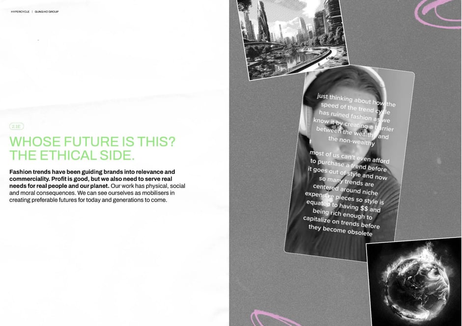 Whose future is this?: the ethical side