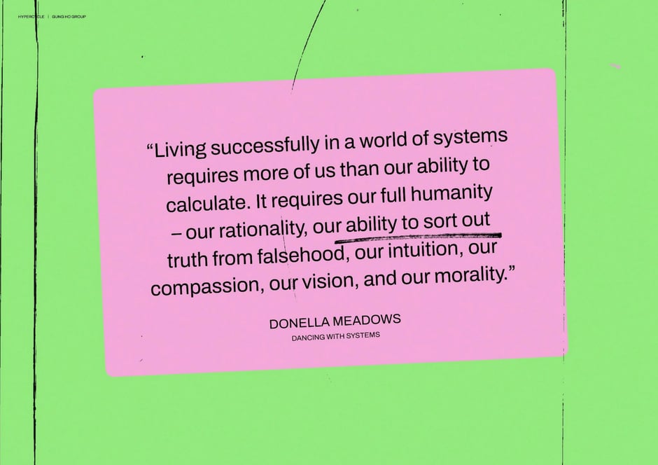 Donella Meadows on systems and humanity
