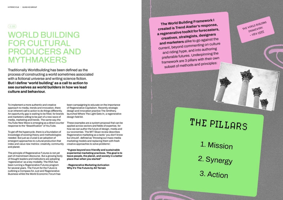 World building for cultural producers and mythmakers