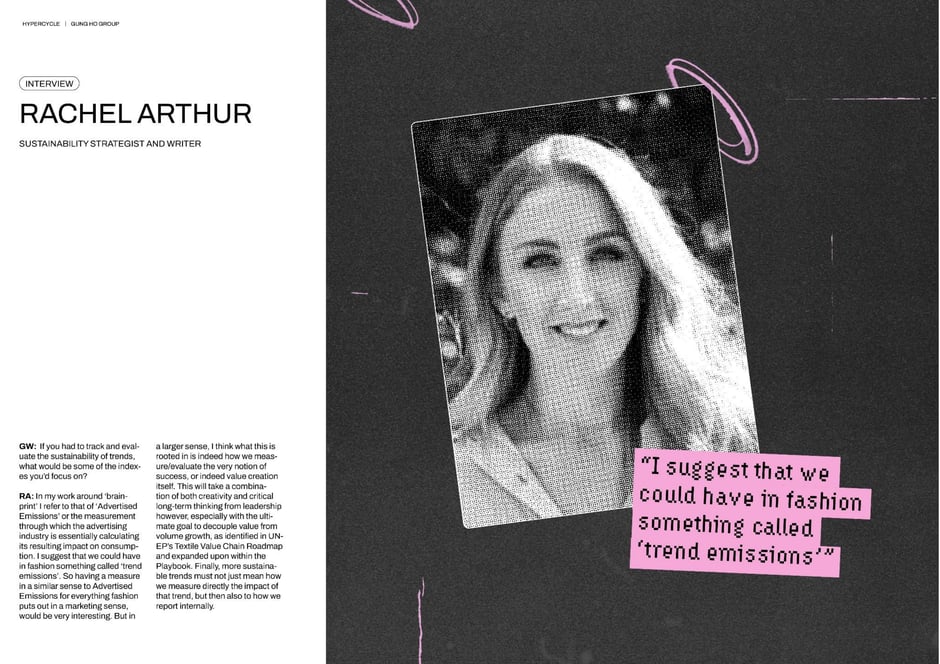 Rachel Arthur: Sustainability strategist and writer