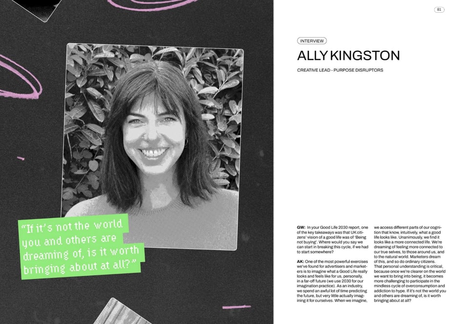 Ally Kingston: Creative Lead, Purpose Disruptors