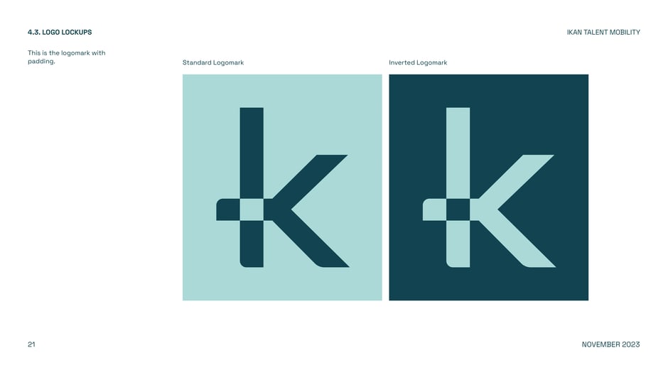 Standard and inverted logomark lockups