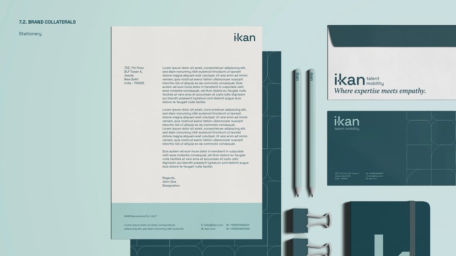 Letterhead and identity lockups