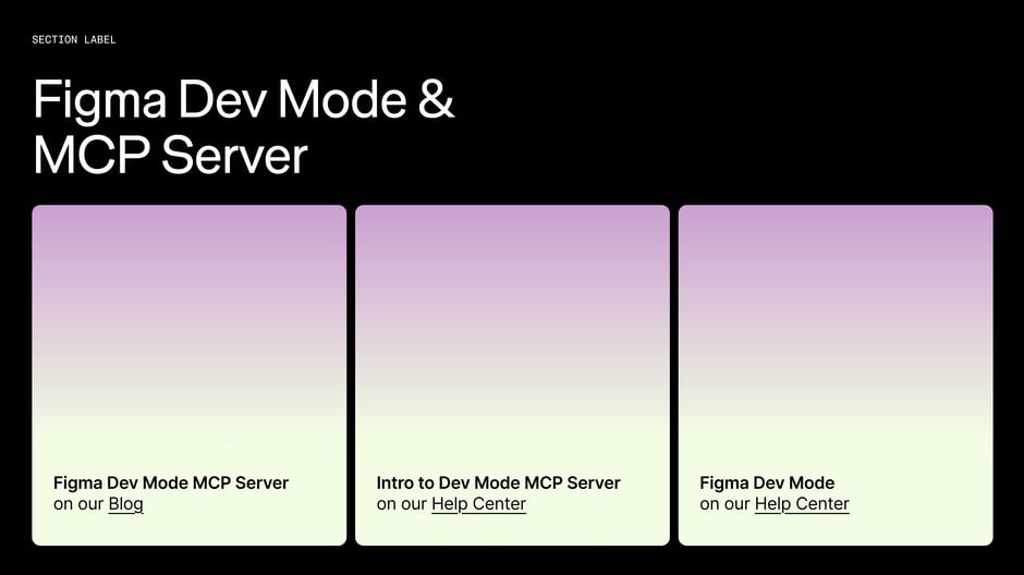 Figma Dev Mode & MCP Server